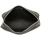 Celine Triomphe Medium Logo Print Messenger Shoulder Bag Black Leather — view 4