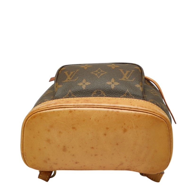 Louis Vuitton Monogram Mini Montsouris Backpack Brown Leather — view 3