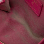 Chanel CC Logo Camellia No. 5 L-shaped Zipper Coin Purse Pink Leather — view 4