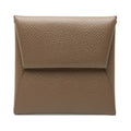 Hermes Bastia Coin Purse Etoupe Gray Beige Veau Epsom