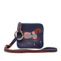 Hermes Carre Pocket Shoulder Bag Pouch Navy Multicolor Swift