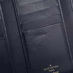 Louis Vuitton Portefeuille Capucines Compact Trifold Wallet Navy Taurillon — view 4