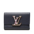 Louis Vuitton Portefeuille Capucines Compact Trifold Wallet Navy Taurillon