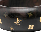 Louis Vuitton Bracelet Sylvania GM Brown Gold Wood — view 5