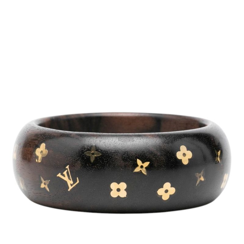 Louis Vuitton Bracelet Sylvania GM Brown Gold Wood