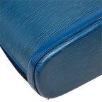 Louis Vuitton Epi Lussac Tote Shoulder Bag Toledo Blue Leather — view 5