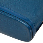 Louis Vuitton Epi Lussac Tote Shoulder Bag Toledo Blue Leather — view 6