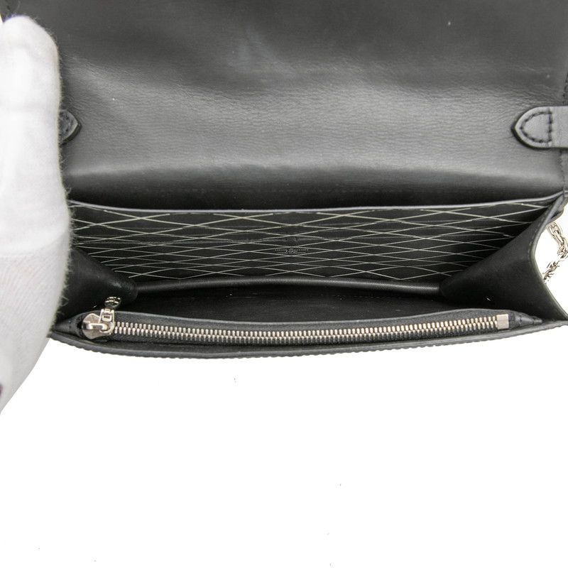 Louis Vuitton Epi Portefeuille Trunk Shoulder Bag Black Leather — view 6