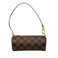 Louis Vuitton Damier Pouch Brown Leather