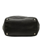 Chanel Cambon Line CC Logo Tote Black Lambskin — view 3