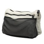 Chanel Sports Line Choco Bar CC Logo Shoulder Bag Crossbody Gray Cotton — view 2