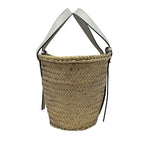 Loewe Tote Basket Medium Beige White Leather — view 4