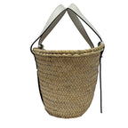 Loewe Tote Basket Medium Beige White Leather — view 2