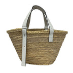 Loewe Tote Basket Medium Beige White Leather — view 3