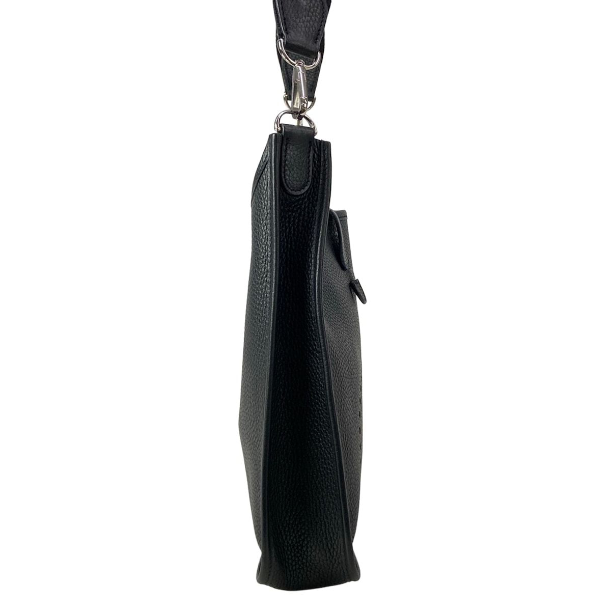 Hermes Shoulder Bag Evelyne PM Black Silver — view 2