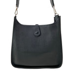 Hermes Shoulder Bag Evelyne PM Black Silver — view 3