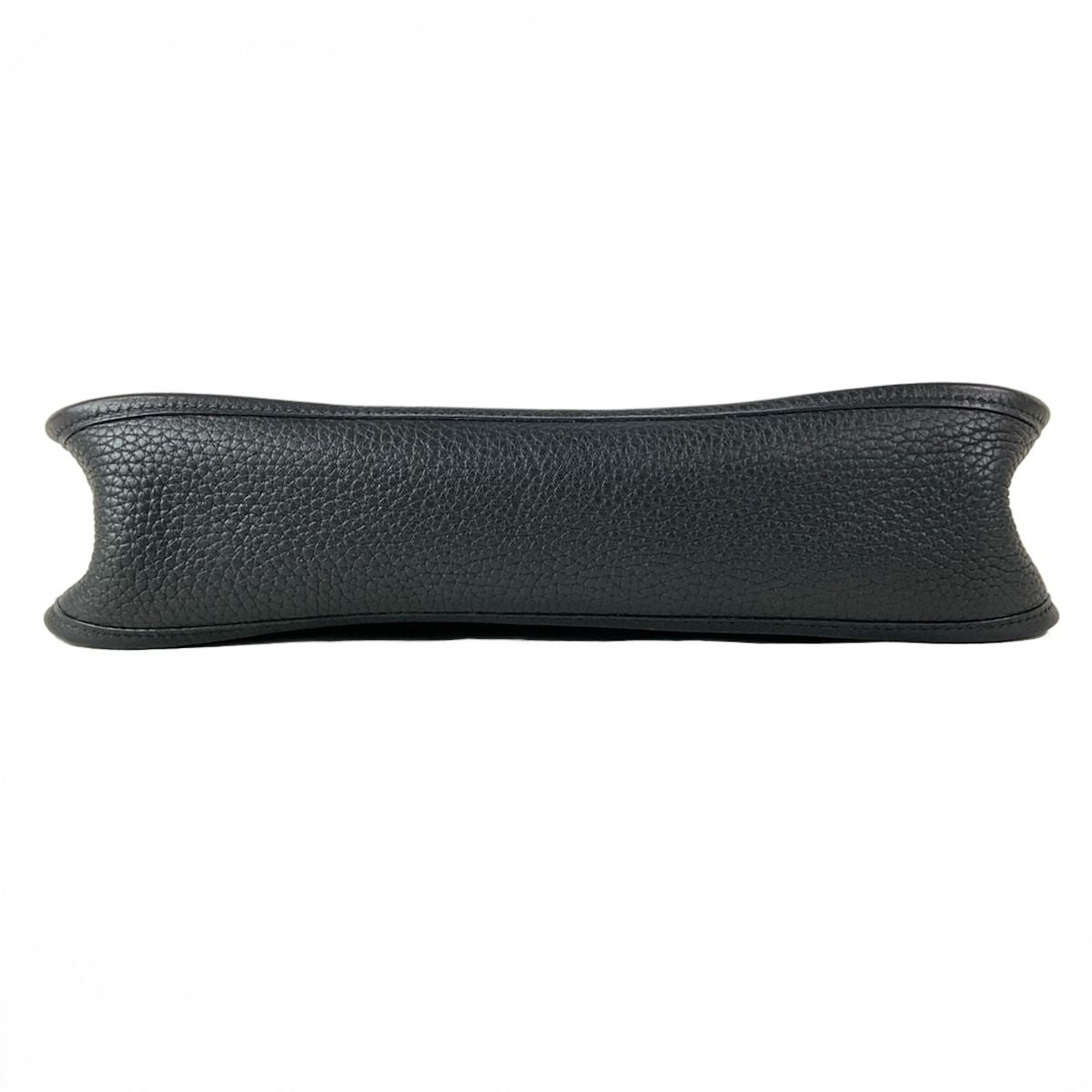 Hermes Shoulder Bag Evelyne PM Black Silver — view 5