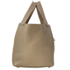 Hermes Handbag Picotin Lock MM Etoupe Silver — view 3
