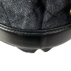 Chanel Backpack Quilted Black Gold Chain — view 8
