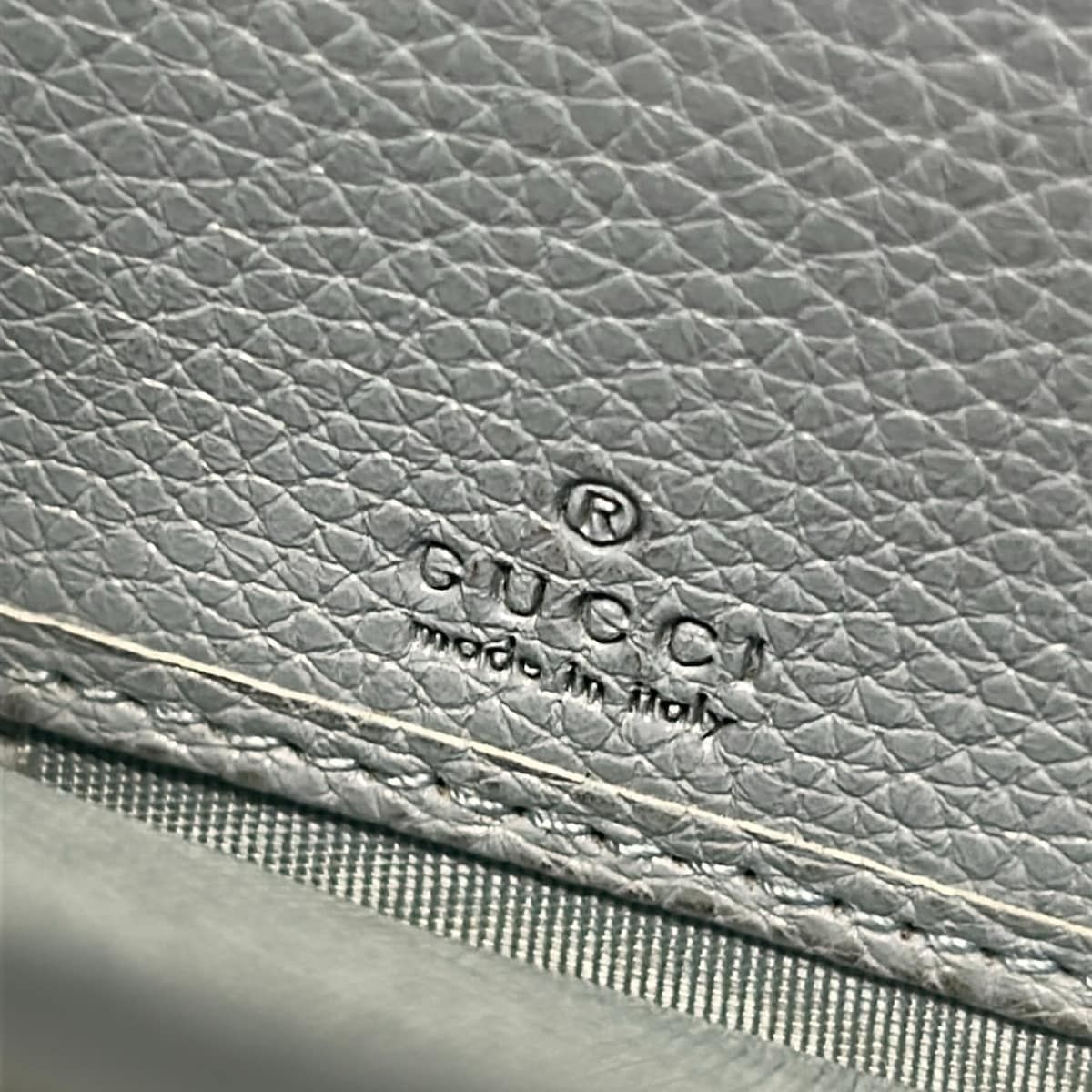 Gucci Wallet Zumi Light Blue Zip Around Leather — view 5