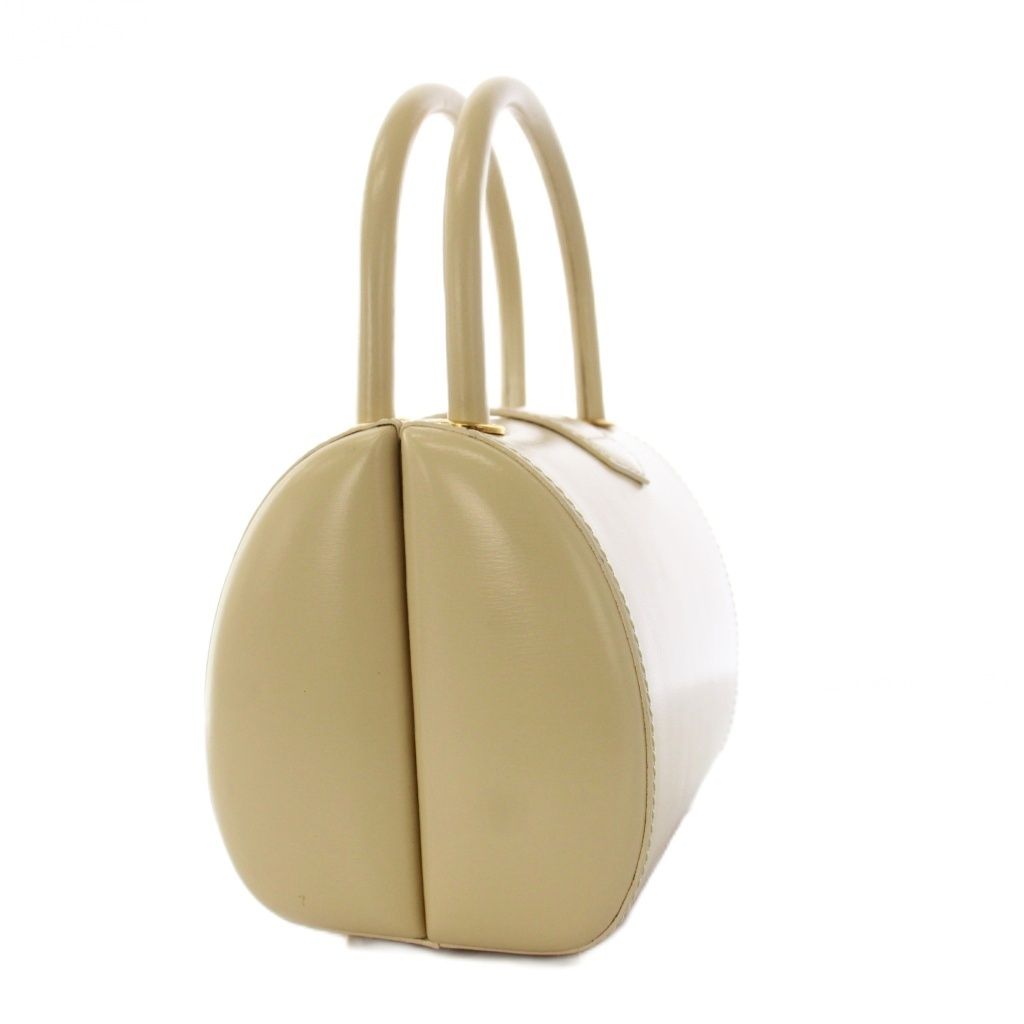 Loewe Vintage Anagram Handbag Leather Beige — view 2