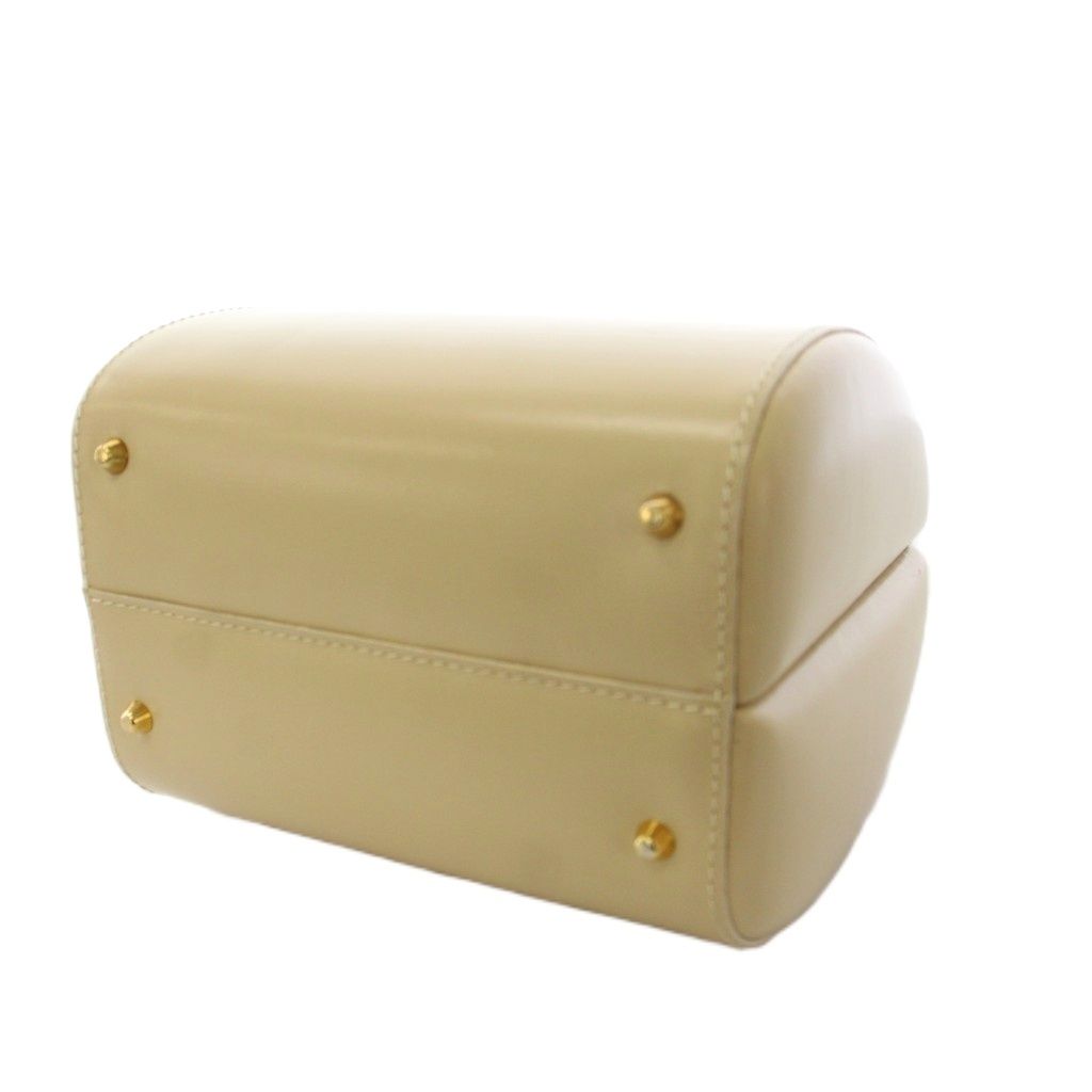 Loewe Vintage Anagram Handbag Leather Beige — view 4