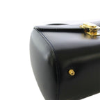 Loewe Vintage Handbag Anagram One Handle Leather Black — view 6