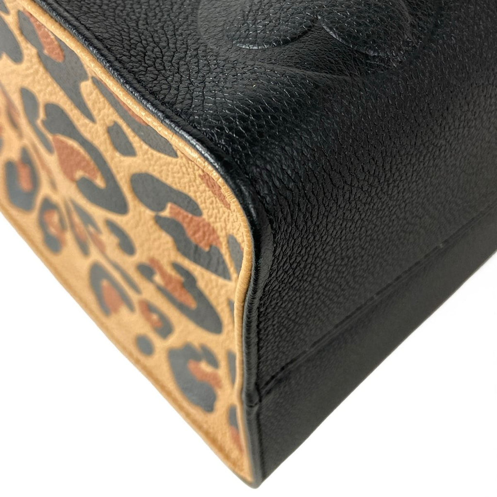 Louis Vuitton Tote Wild at Heart on the Go MM Noir Leather Cowhide — view 7