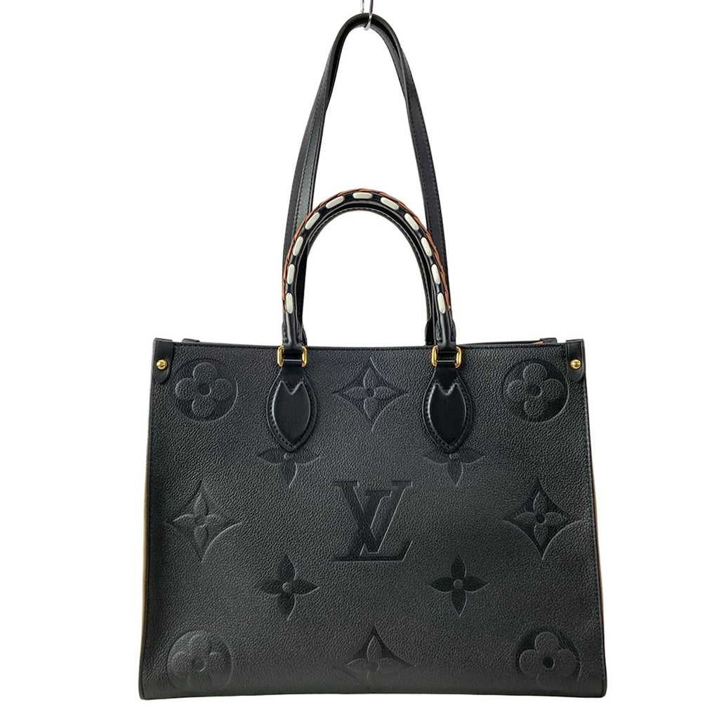 Louis Vuitton Tote Wild at Heart on the Go MM Noir Leather Cowhide