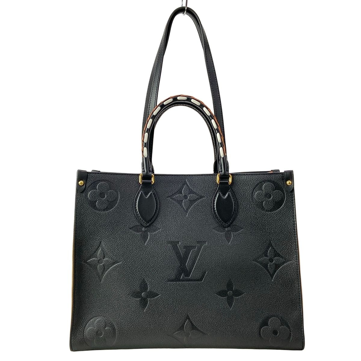 Louis Vuitton Tote Wild at Heart on the Go MM Noir Leather Cowhide