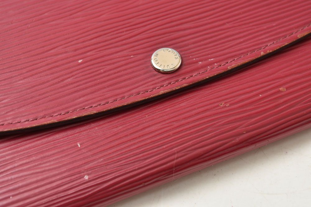 Louis Vuitton Wallet Portefeuille Emily Epi Fuchsia — view 7