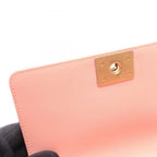 Chanel Waist Bag Boy by the Sea Flap Chain Pink Lambskin — view 7