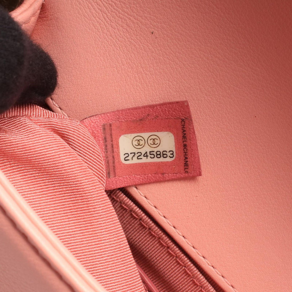 Chanel Waist Bag Boy by the Sea Flap Chain Pink Lambskin — view 5
