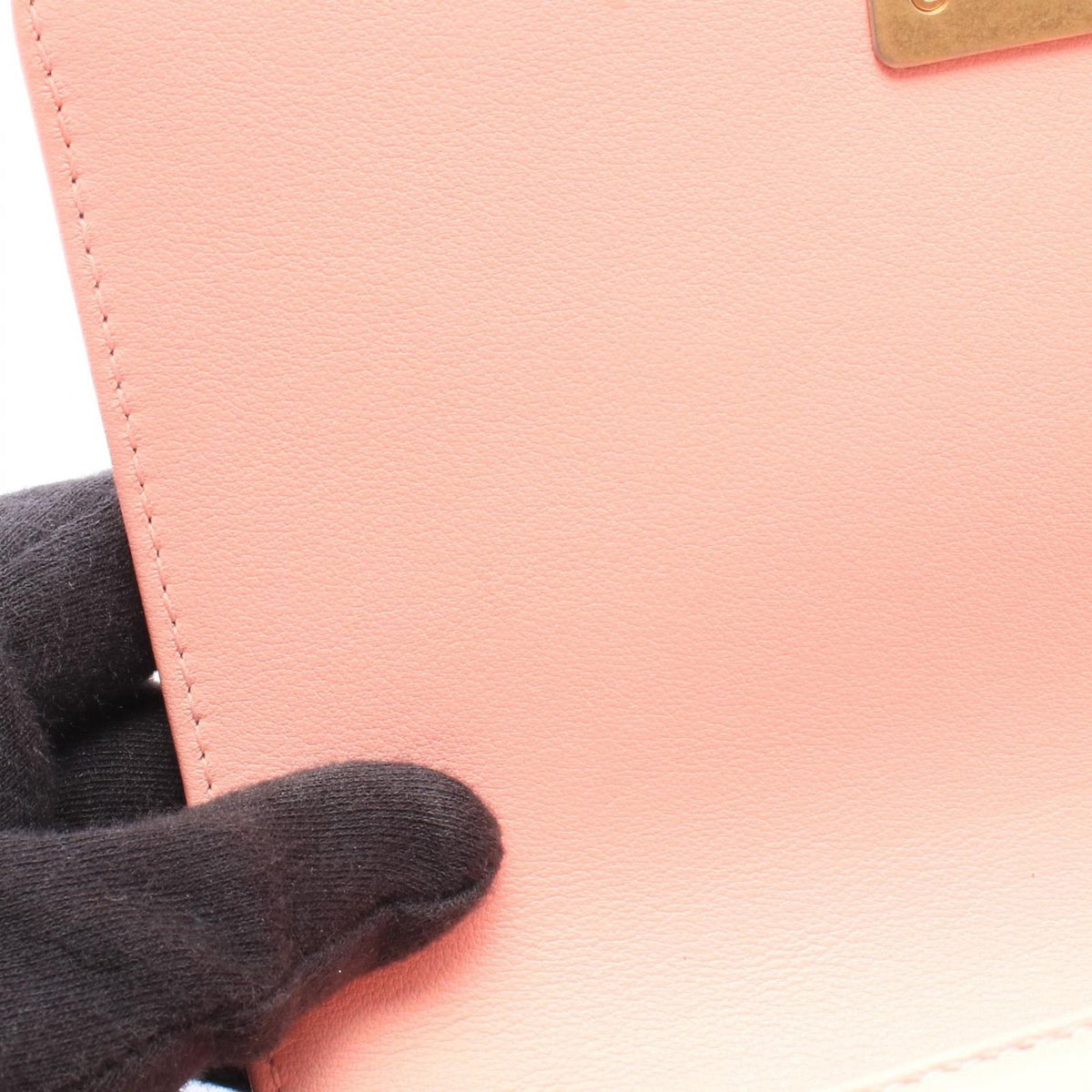 Chanel Waist Bag Boy by the Sea Flap Chain Pink Lambskin — view 6
