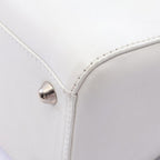 Dior Handbag Lady Dior Large 2-Way White Leather — view 7