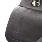 Chanel Shoulder Bag Quilted Double Flap Black Lambskin Chain — view 6