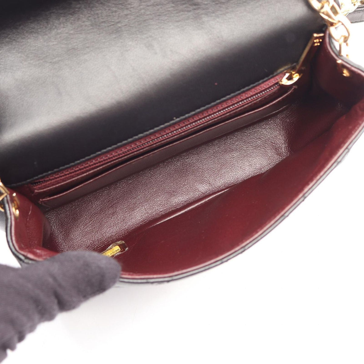 Chanel Shoulder Bag Chic with Me Quilted Black Lambskin Small Chain — view 3