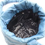 Chanel Tote Coco Cocoon Small Blue Green Nylon Leather — view 3