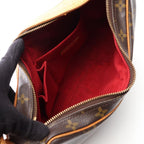 Louis Vuitton Shoulder Bag Croissant MM Monogram Leather — view 3