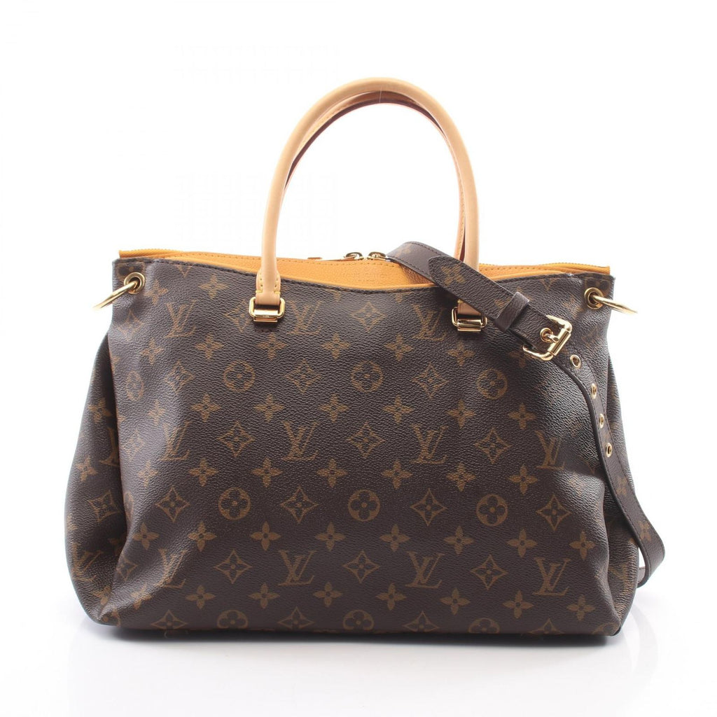 Louis Vuitton Handbag Pallas 2-Way Saffron Leather