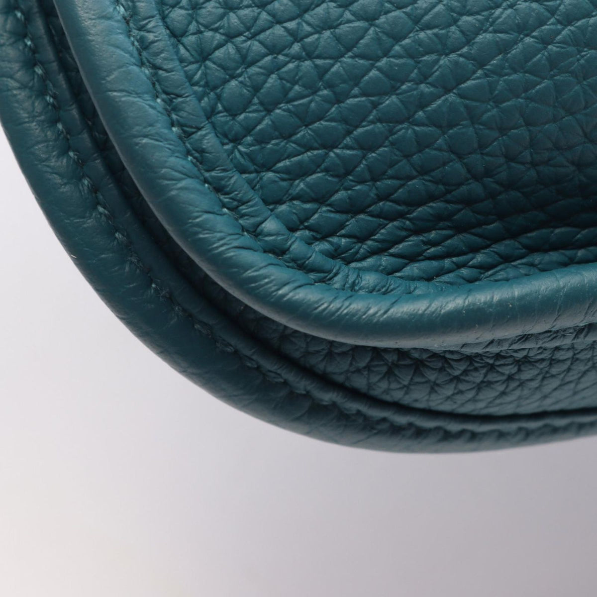 Hermes Shoulder Bag Evelyne 3 Trois PM 2-Way Vert Bosphore Leather — view 7
