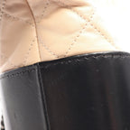 Chanel Shoulder Bag Gabrielle de Chanel Large Hobo Beige Black Calfskin Chain — view 8