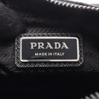 Prada Shoulder Bag Tessuto Saffian Nylon Saffiano Leather — view 4