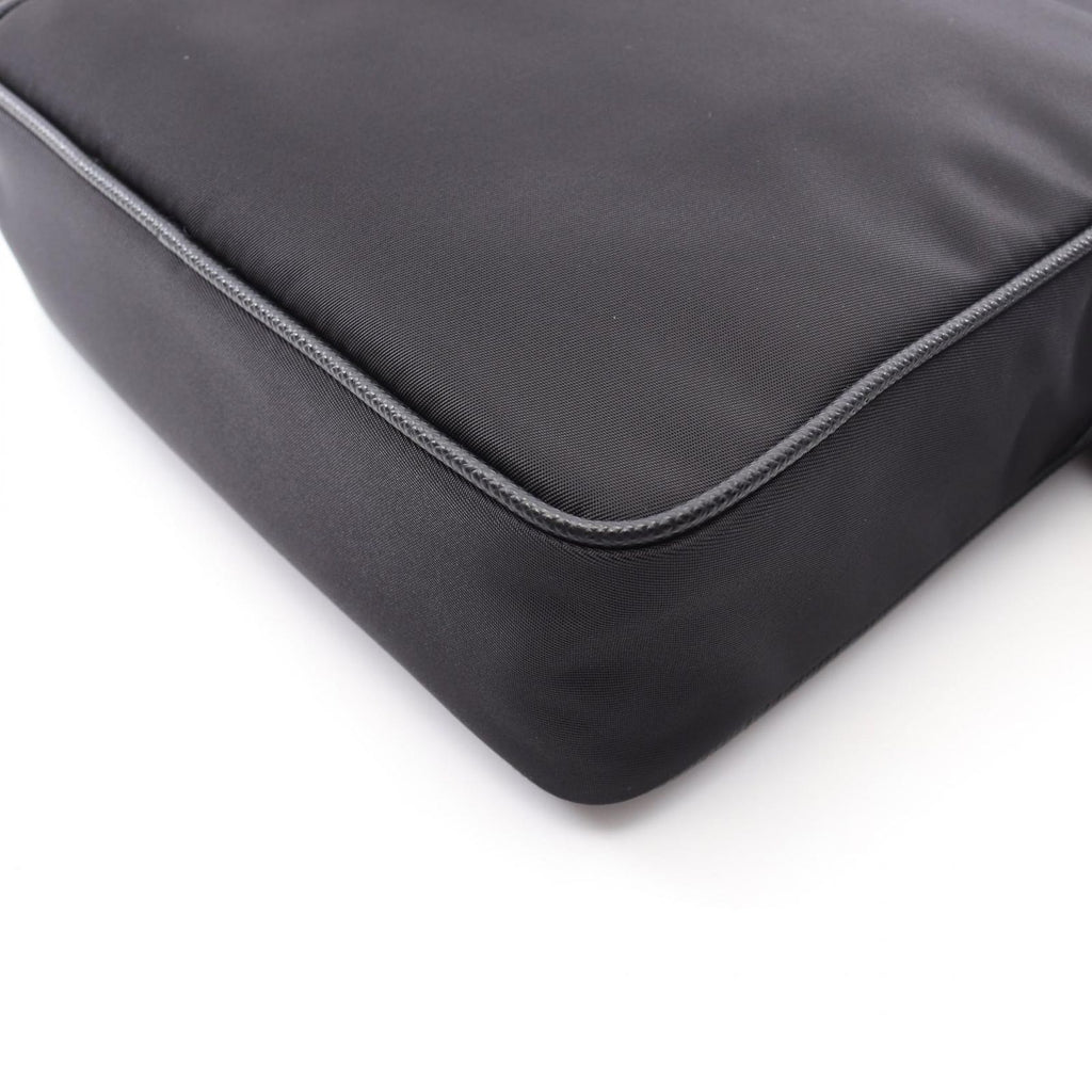 Prada Shoulder Bag Tessuto Saffian Nylon Saffiano Leather — view 5