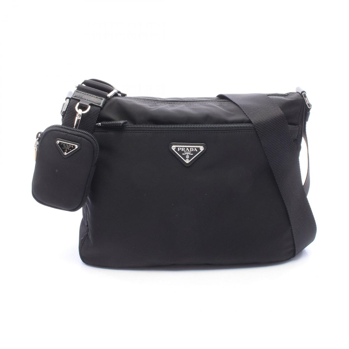 Prada Shoulder Bag Nylon Leather