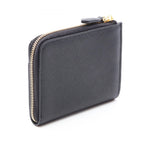Prada Coin Purse Saffiano Triang L-shaped Zipper Leather — view 2