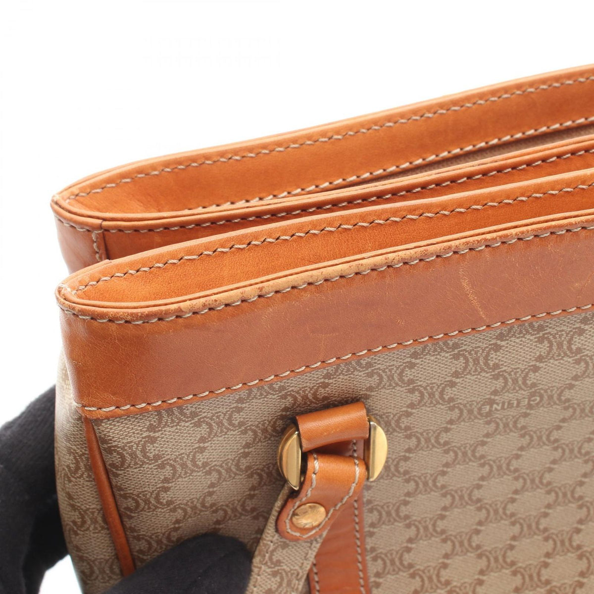 Celine Beige Coating Handbag — view 6