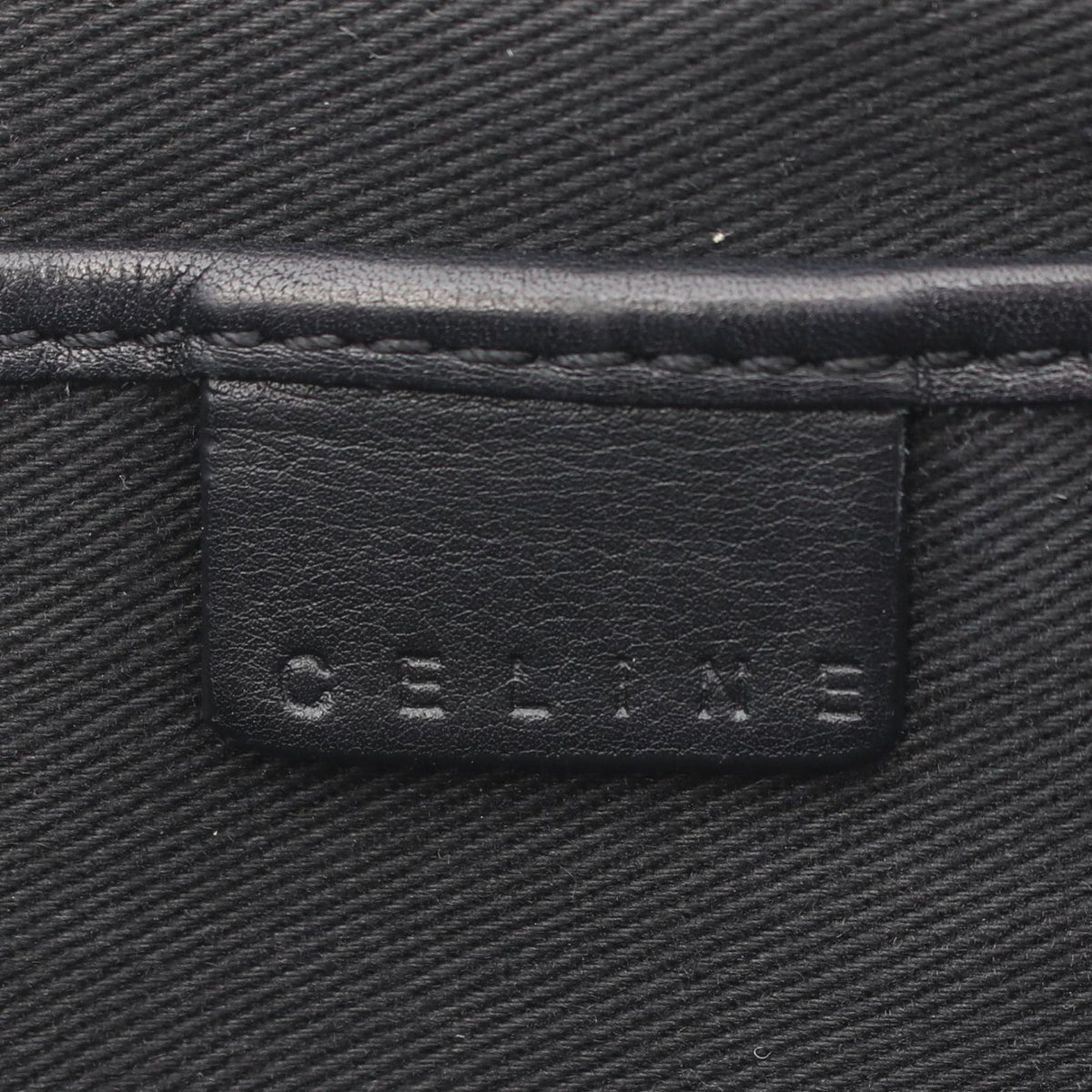 Celine Handbag Boogie Bag Black Leather — view 4
