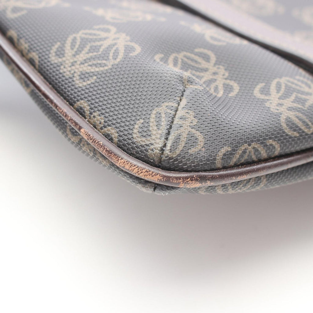 Loewe Black Brown Anagram Tote — view 8