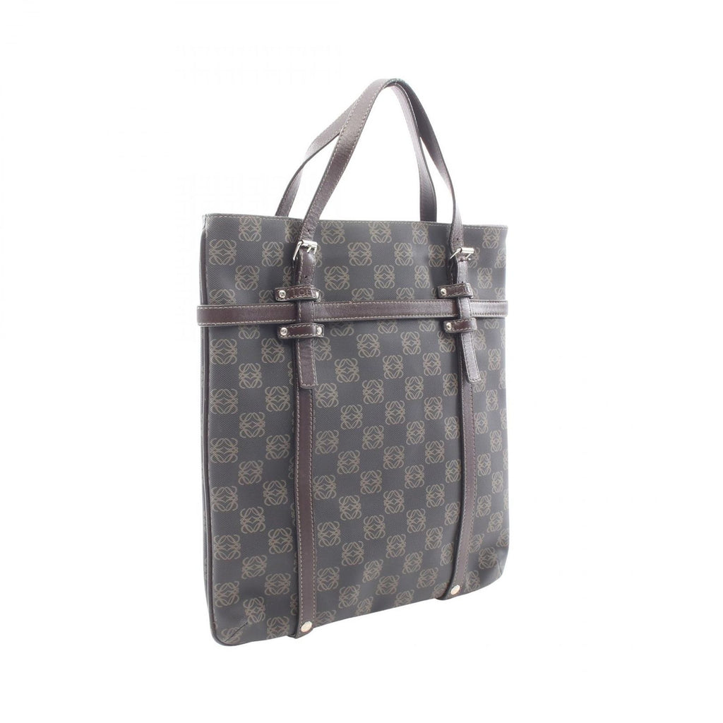 Loewe Black Brown Anagram Tote — view 2